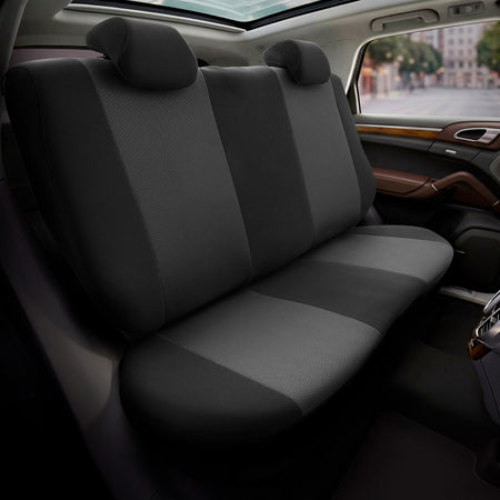 otoM, Sædeovertræk, 'SelectedFit One' Modern Design, Sort - 10-dele, passer til side-airbags