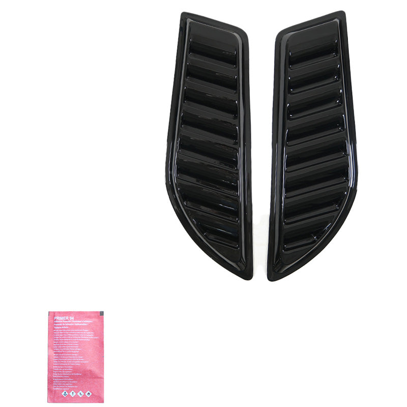 OneWay, Motorhuvsluftventiler, Blank svart, Universell till 4x4 Pick-Up, 2 st.