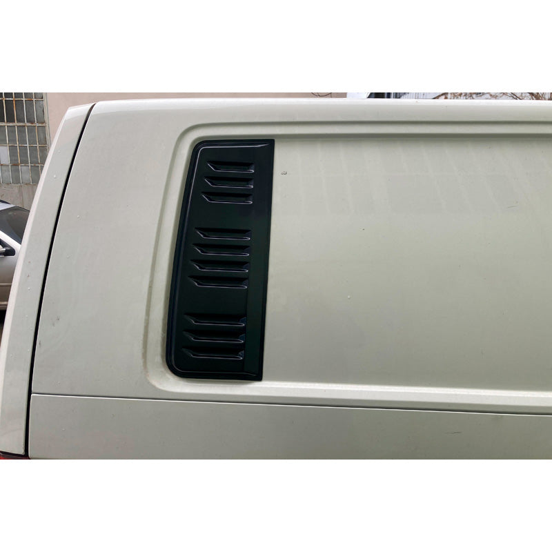 OneWay, Luftventiler, Matt svart, Passar till Volkswagen Transporter T5.1/T6/T6.1 (2010-2022), 2-delars sats