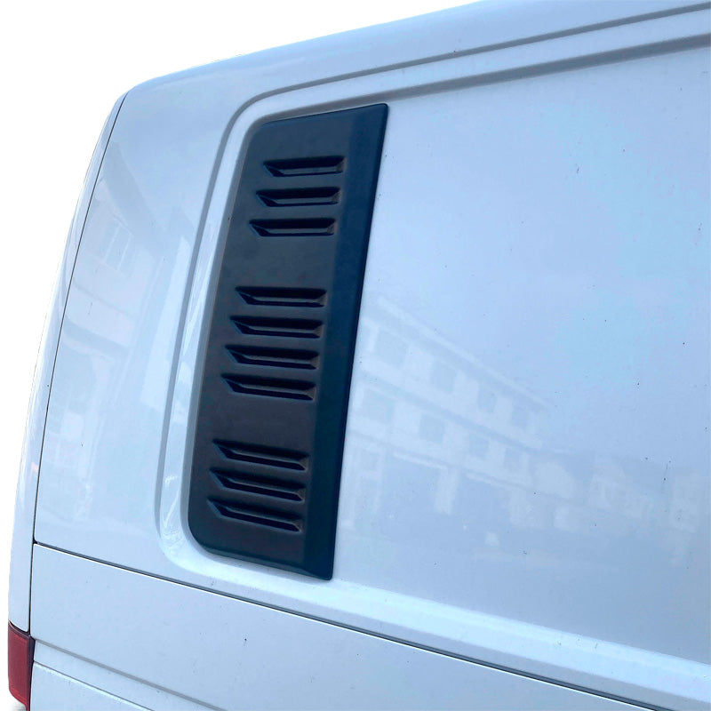 OneWay, Luftventiler, Matt svart, Passar till Volkswagen Transporter T5.1/T6/T6.1 2010-2022, 2-pack