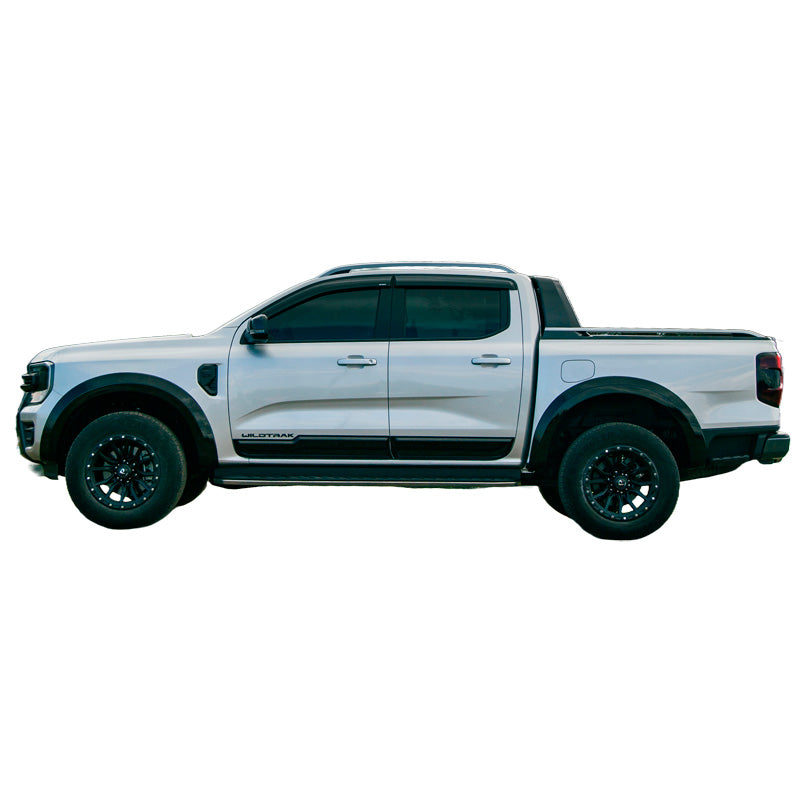 OneWay, Helmakynnykset, ABS-muovia, Mattamusta, Sopii Ford Ranger T9 (2022-) – 4 osaa