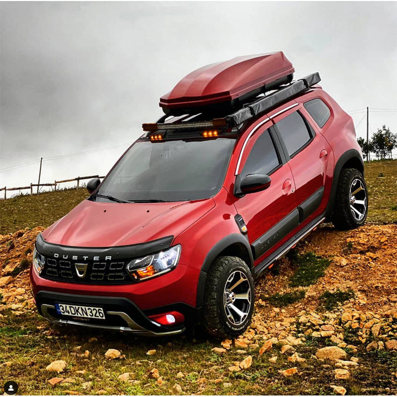 OneWay, Täydellinen korisarja, Mattamusta, Sopii Dacia Duster II (2018-2024), 12 osaa