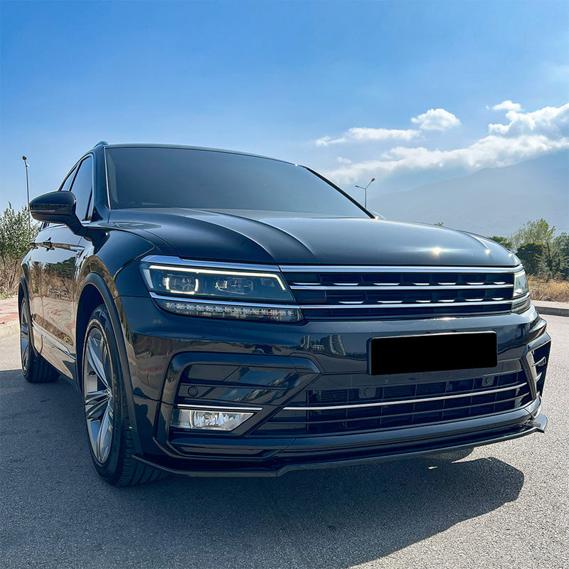 OneWay, Täydellinen korisarja, kiiltävän musta, sopii Volkswagen Tiguan II R-Line (2016-2020)