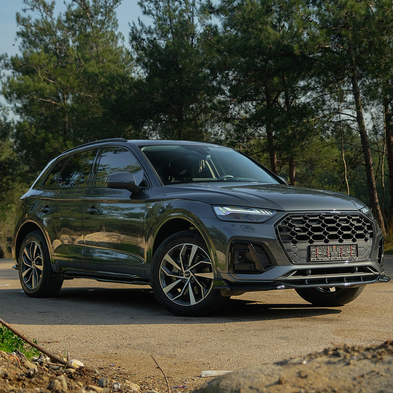 OneWay, täydellinen korisarja, kiiltävän musta, sopii Audi Q5 (FY) S-Line Facelift 2020-2024, ei Sportback