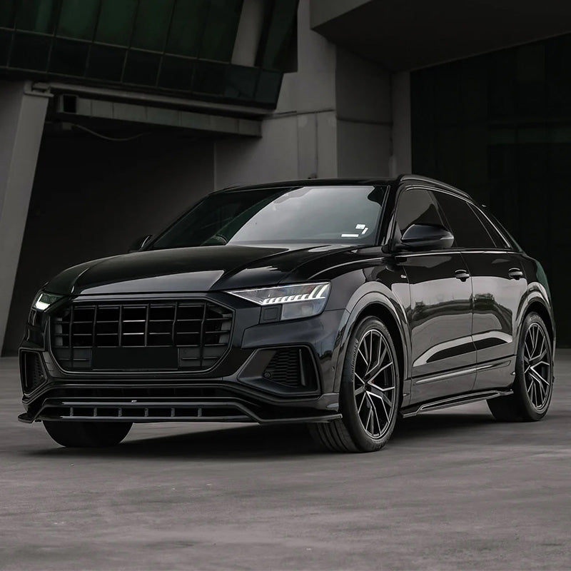 OneWay, Komplett bodykit, glanssvart, passar till Audi Q8 S-Line & SQ8 MK1 (2018-2023)