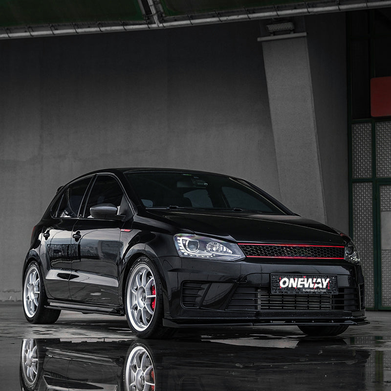 OneWay, Komplett body kit, blank svart, passar till Volkswagen Polo 6R GTi (2009-2014)