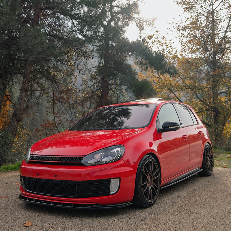 OneWay, Täydellinen korisarja, Kiiltävä musta, sopii Volkswagen Golf VI GTi/GTD (2008-2012)