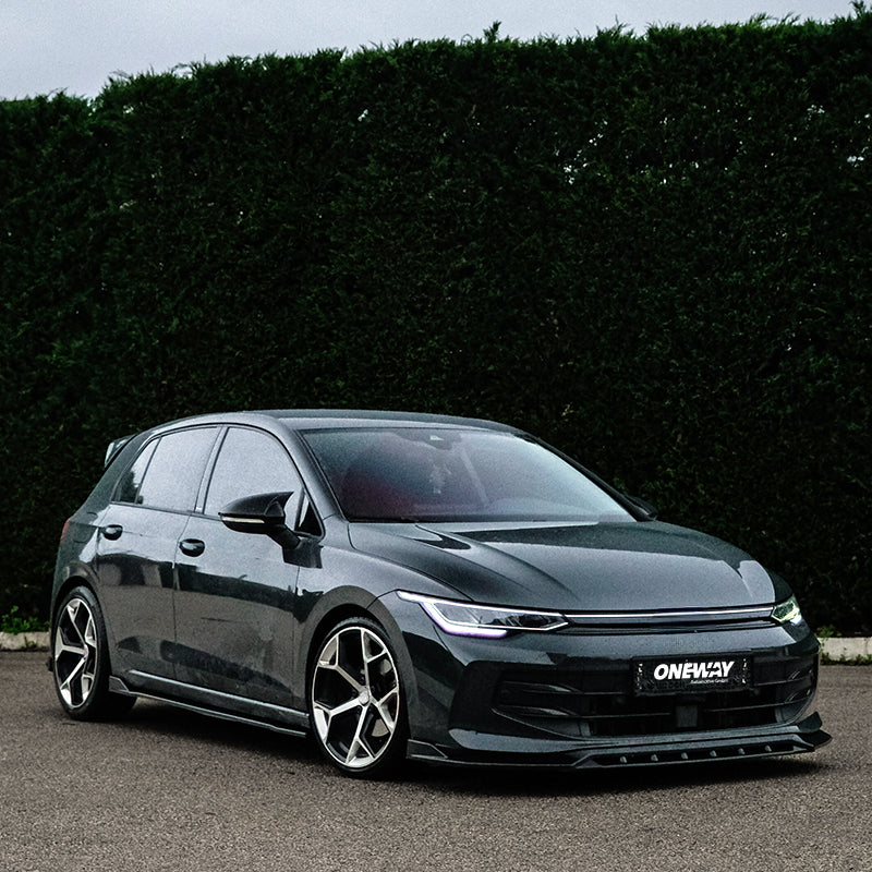 OneWay, Täydellinen korisarja, kiiltävänmusta, sopii Volkswagen Golf VIII HB 3/5-ovinen Facelift (2024-) - ei GTi/GTD/GTE/R/R-Line
