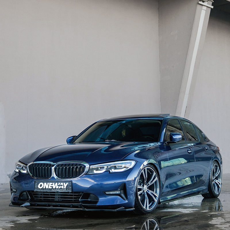 OneWay, täydellinen body kit, kiiltävän musta, sopii BMW 3-Serie G20 Sedan Sport Line (2018-2022)