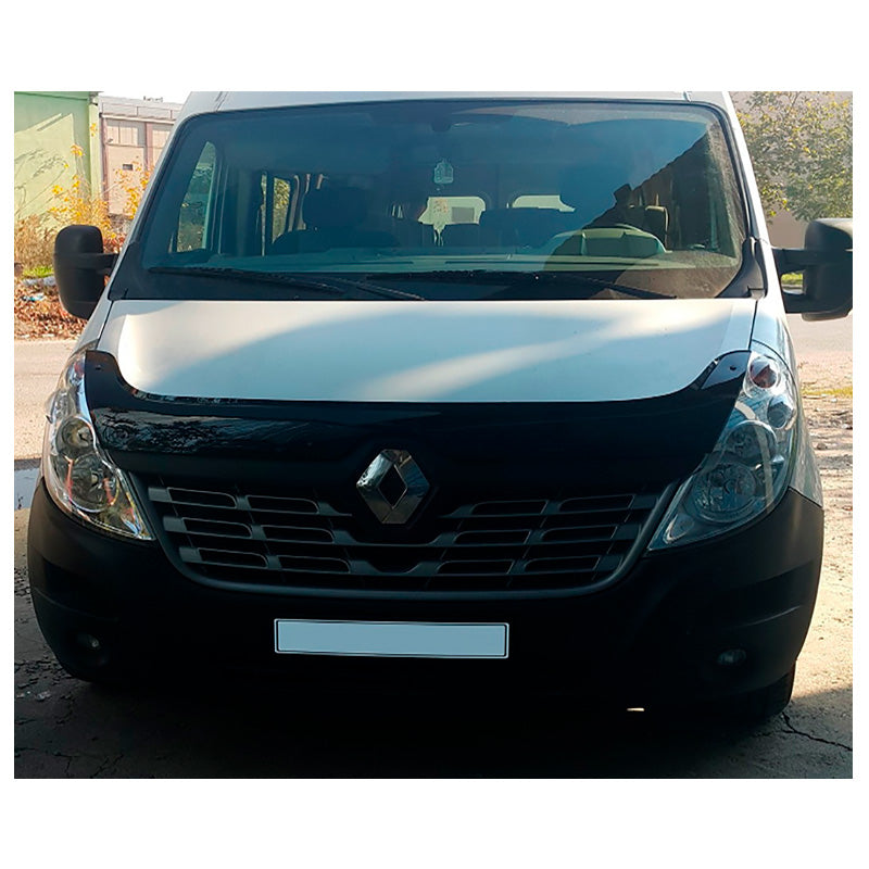 OneWay, Konepellinsuoja, Kiiltävä musta ABS, Sopii Renault Master 3. sukupolvi Facelift (2014-2018)