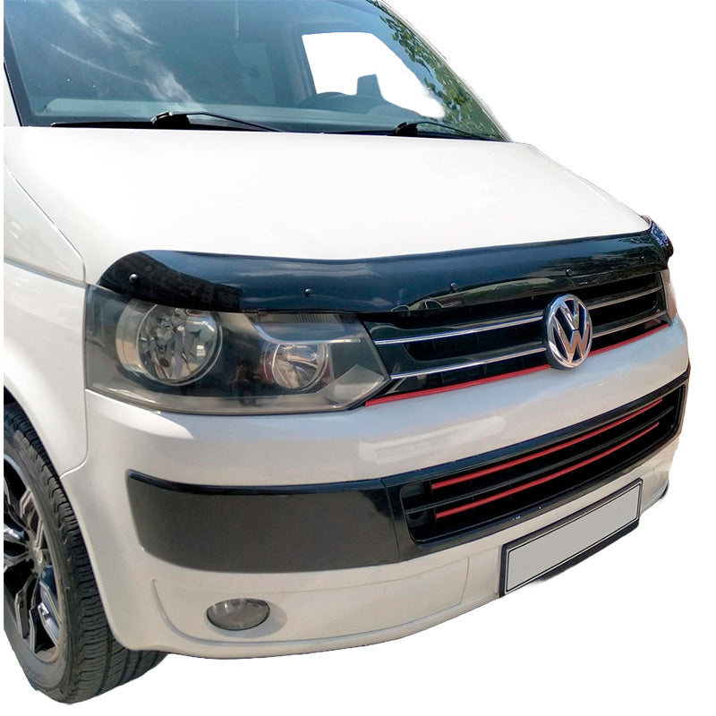 OneWay, Konepellinsuoja, Kiiltävä musta, Sopii Volkswagen Transporter T5.1 2010-2015