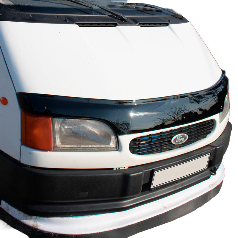 OneWay, Konepellinsuoja, Kiiltävä musta, Sopii Ford Transit MK5 1993-2002