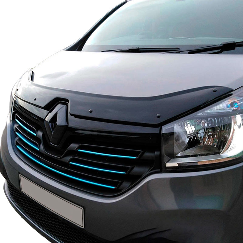 OneWay, Konepellinsuoja, Kiiltävä musta, Sopii Renault Trafic X82 (2014-2020)