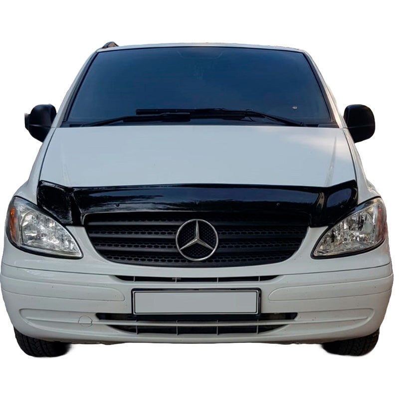 OneWay, Konepellin suoja, kiiltävä musta, sopii Mercedes Vito W639 (2003-2014)