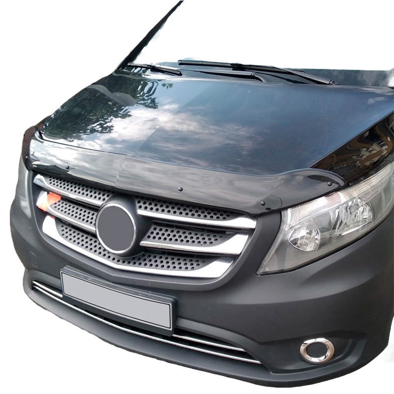 OneWay, Konepellin suoja, kiiltävä musta, sopii Mercedes Vito W447 (2014-), 'Tyylikäs suoja'