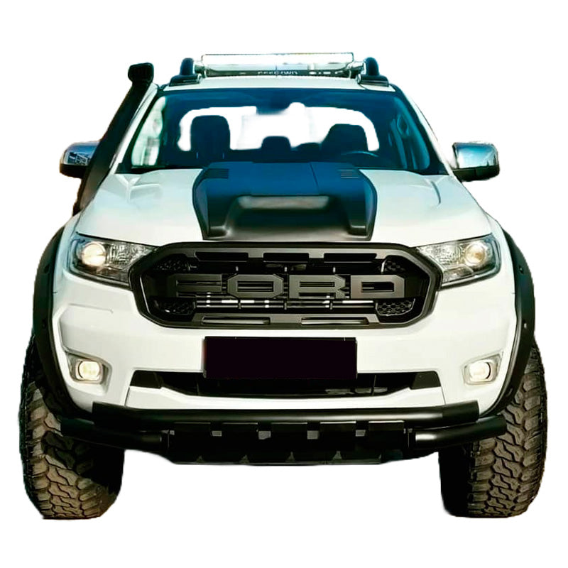 OneWay, Konepellin scoop, mattamusta, sopii Ford Ranger T7/T8 (2015-2022)