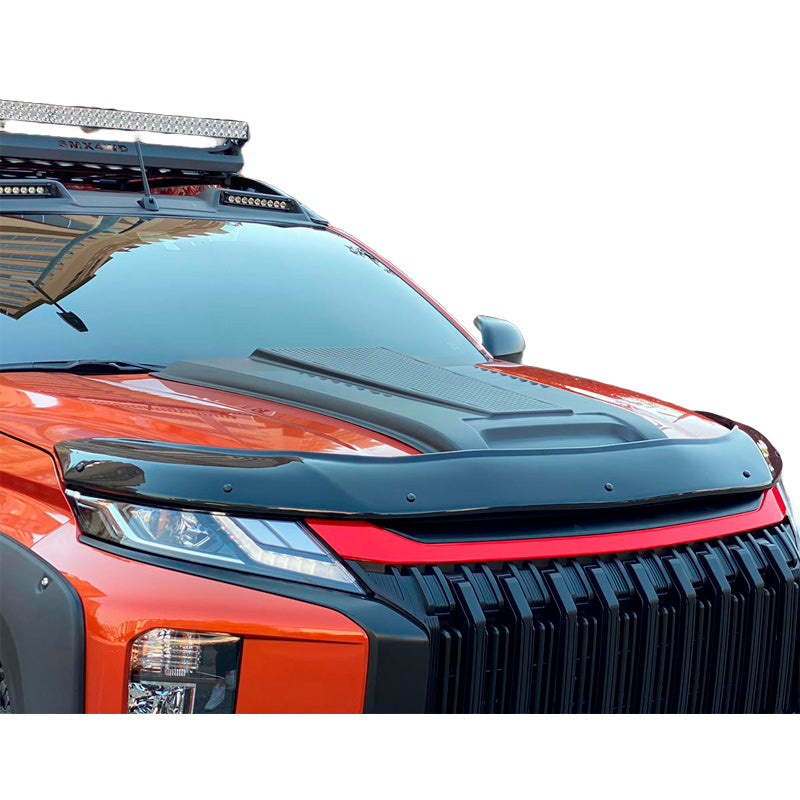OneWay, Konepellin scoop, mattamusta, sopii Mitsubishi L200 Triton 6 (2019-), 'Urheilullinen muotoilu'