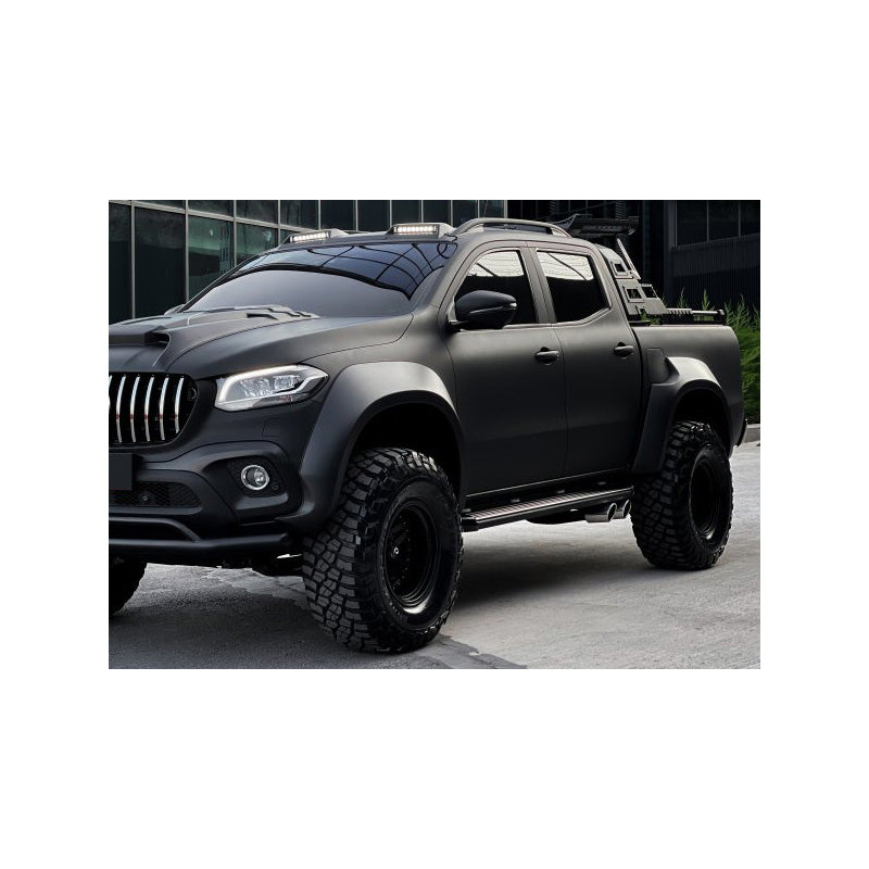 OneWay, Fender Flares-sats, Jumbo, matt svart, Passar till Mercedes X-Class W470 2017-, 4 delar