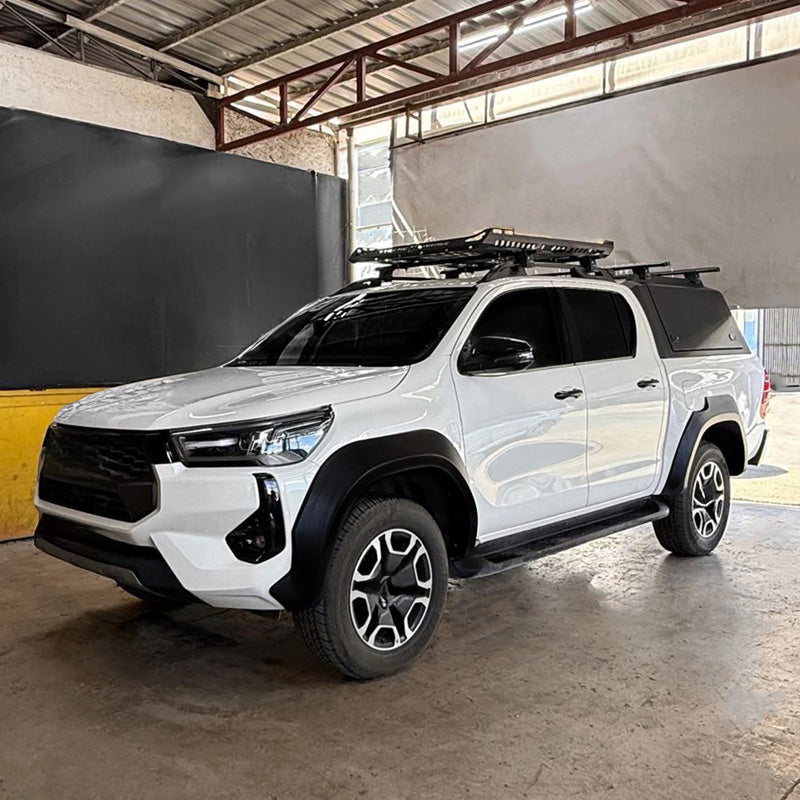 OneWay, levennyskappale, mattamusta, 4 kpl, sopii Toyota Hilux 8. Gen. Facelift (2020-)