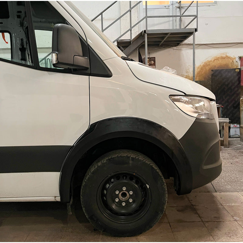 OneWay, Fender Flares-sats, matt svart, Passar till Mercedes Sprinter W907 (2018-), 4 delar