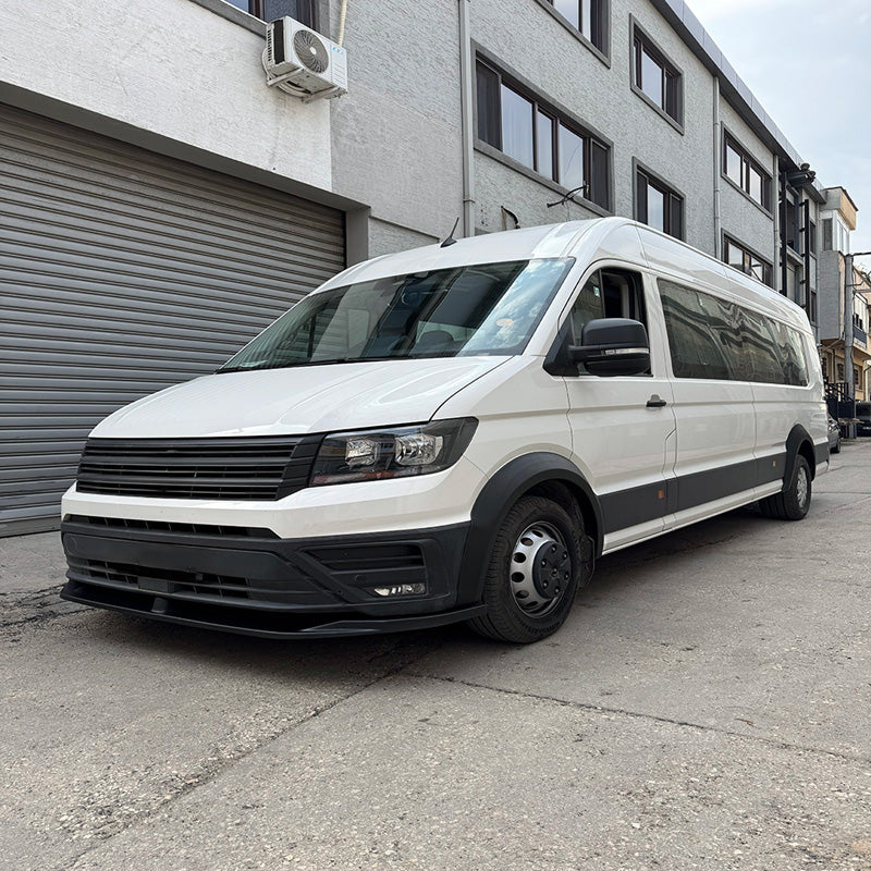 OneWay, levennyskappale, mattamusta, 4 kpl., sopii Volkswagen Crafter MK2 & MAN TGE MK1 PreFacelift (2016-)