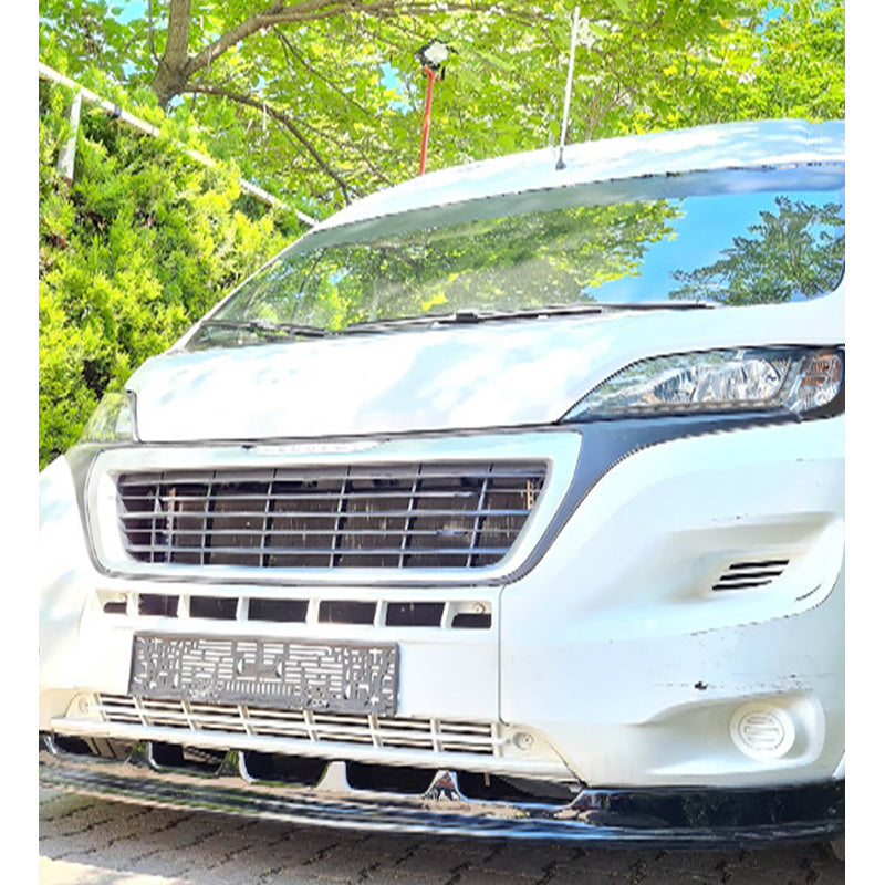 OneWay, frontspoiler, blank svart, Passar till Fiat Ducato 4. generation (2014-) & Peugeot Boxer (2014-)
