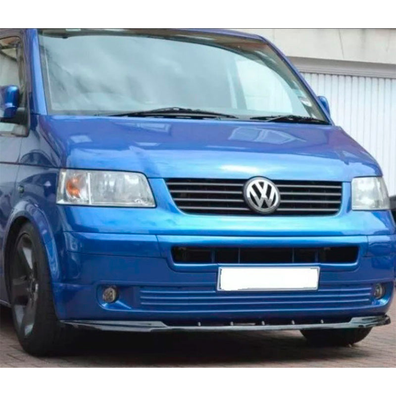 OneWay, frontspoiler, blank svart, Passar till Volkswagen Transporter T5 (2003-2009)