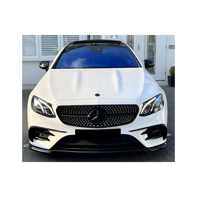 OneWay, etuspoileri, kiiltävä musta, sopii Mercedes E-Class E63 AMG S213/W213 (2017-2021)