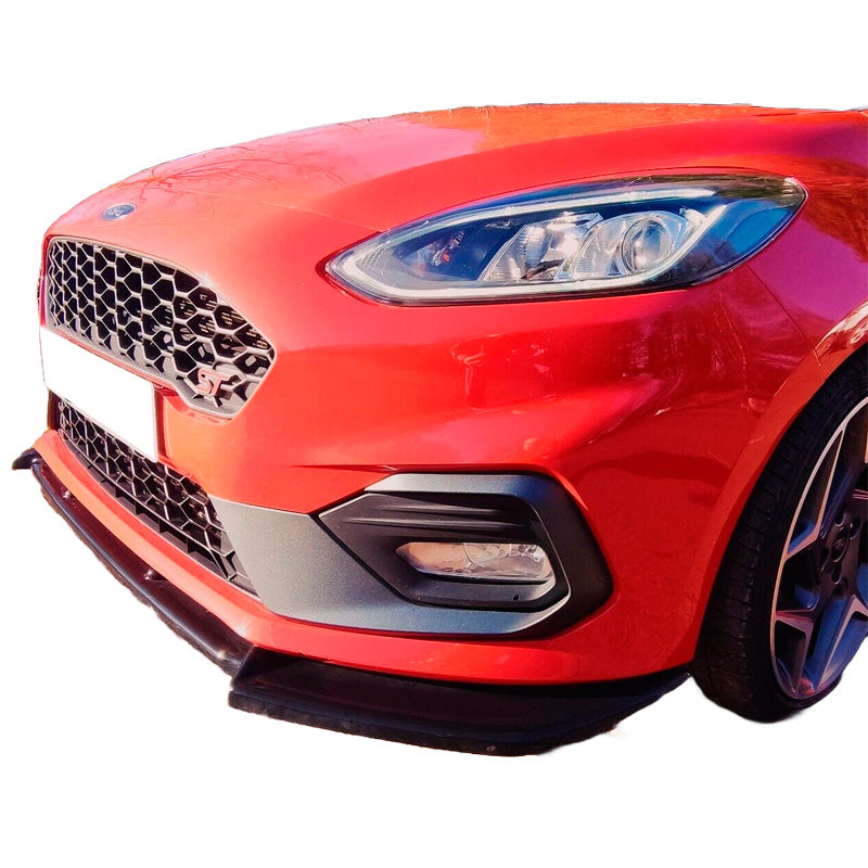 OneWay, Frontspoiler, Blank svart, Passar till Ford Fiesta MK8 ST/ST-Line 2017-2021, 'Elegance'