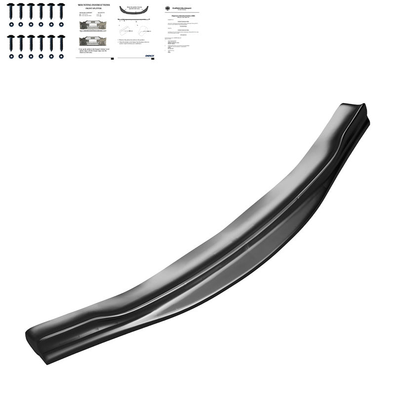 OneWay, etuspoileri, kiiltävän musta, sopii BMW M5 F10/F11 (2011-2016), 100% ajoneuvokohtainen