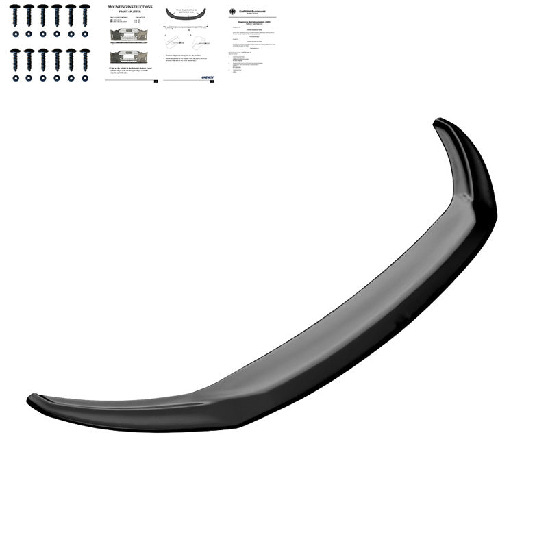 OneWay, frontspoiler, blank svart, passar till Skoda Superb 3V HB/Combi (2015-2018)