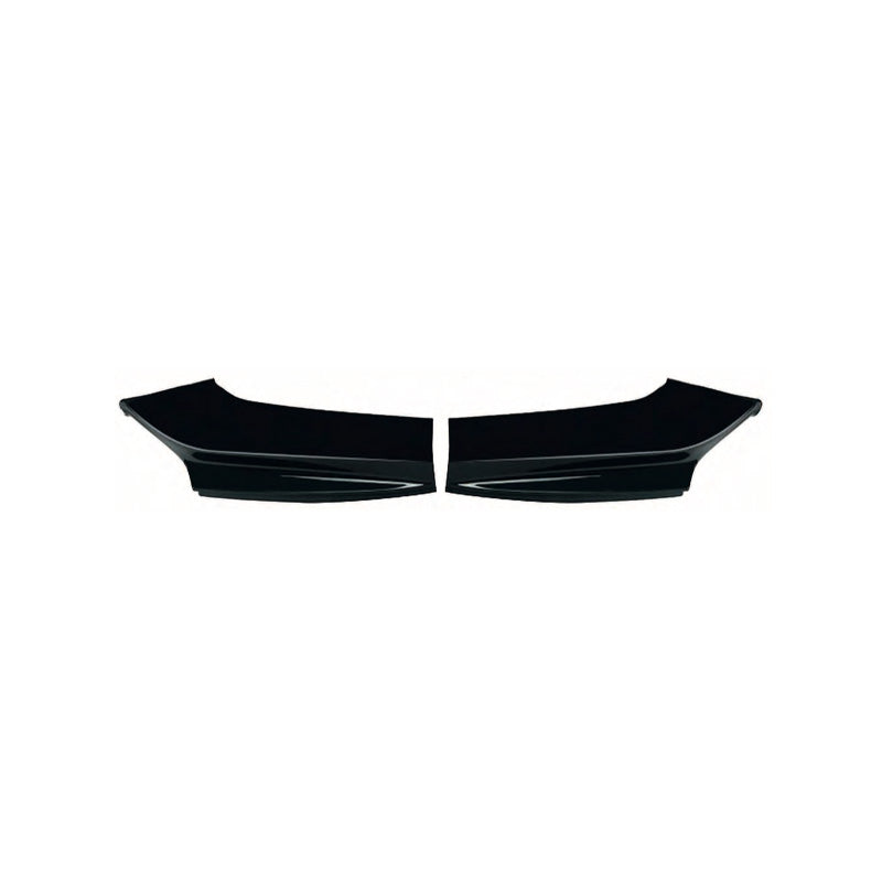 OneWay, etuhelmaläpät, kiiltävä musta, Sopii BMW 5-Series F10/F11 M-Pack 2011-2016