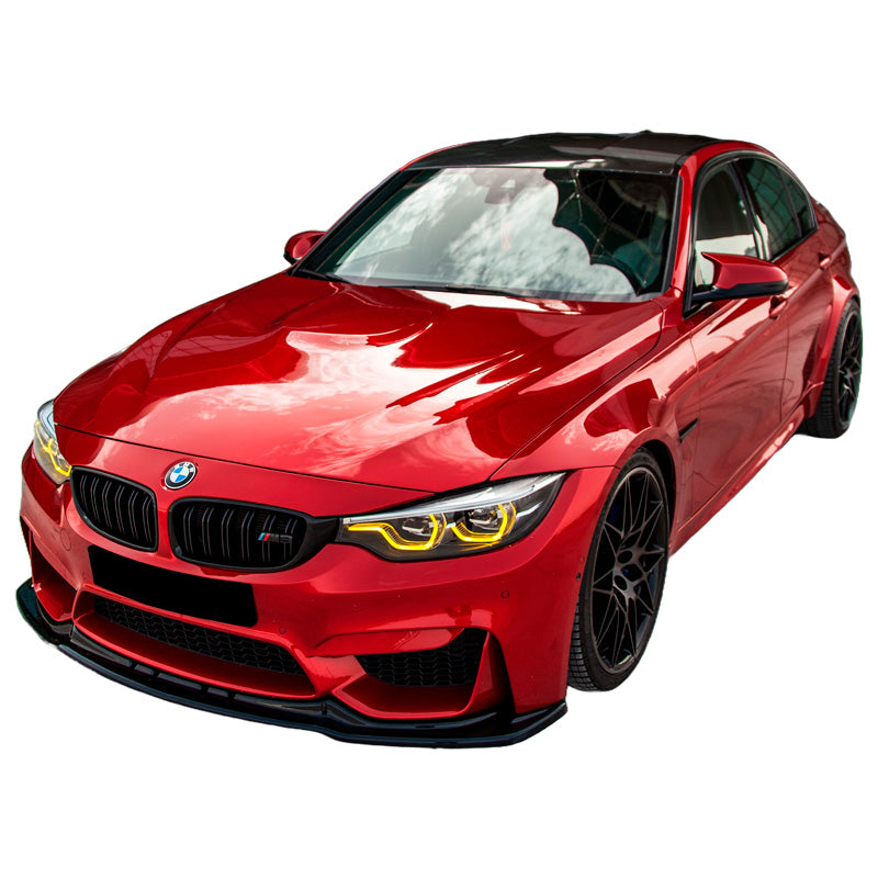 OneWay, frontspoiler, glanssvart, passar till BMW M3 F80 2014-2018