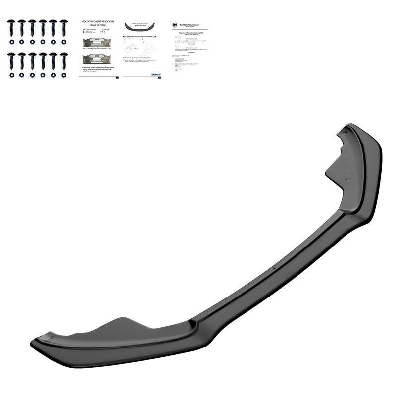 OneWay, Frontspoiler, Glanssvart, Passar till Audi A5 S-line/S5 8T (2007-2011)
