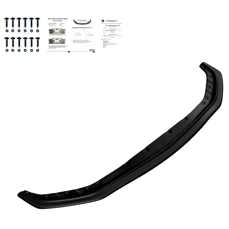 OneWay, etuspoileri, mattamusta, sopii BMW 5-Series G30/G31 M-Pack (2017-2020), 'aerodynaaminen'
