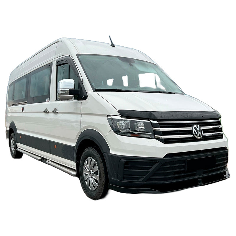 OneWay, etuspoileri, kiiltävä musta, sopii Volkswagen Crafter MK2 (2016-) & MAN TGE MK1 PreFacelift (2016-), 'Version 2'