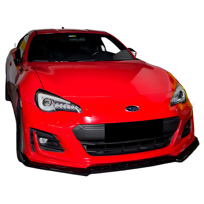 OneWay, Frontspoiler, Glanssvart, Passar till Subaru BRZ MK1 2012-2017, OEM-kvalitet, ABE TÜV-godkänd