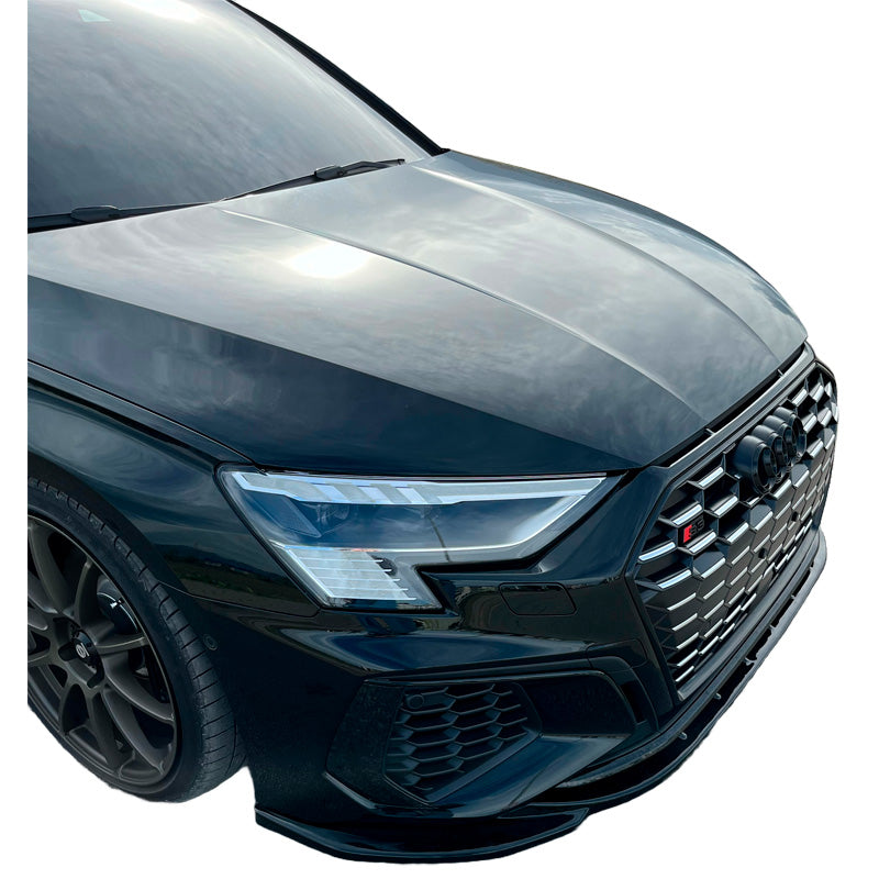OneWay, etuspoileri, kiiltävän musta, sopii Audi A3 S-Line/S3 8Y (2020-), OEM-laatua