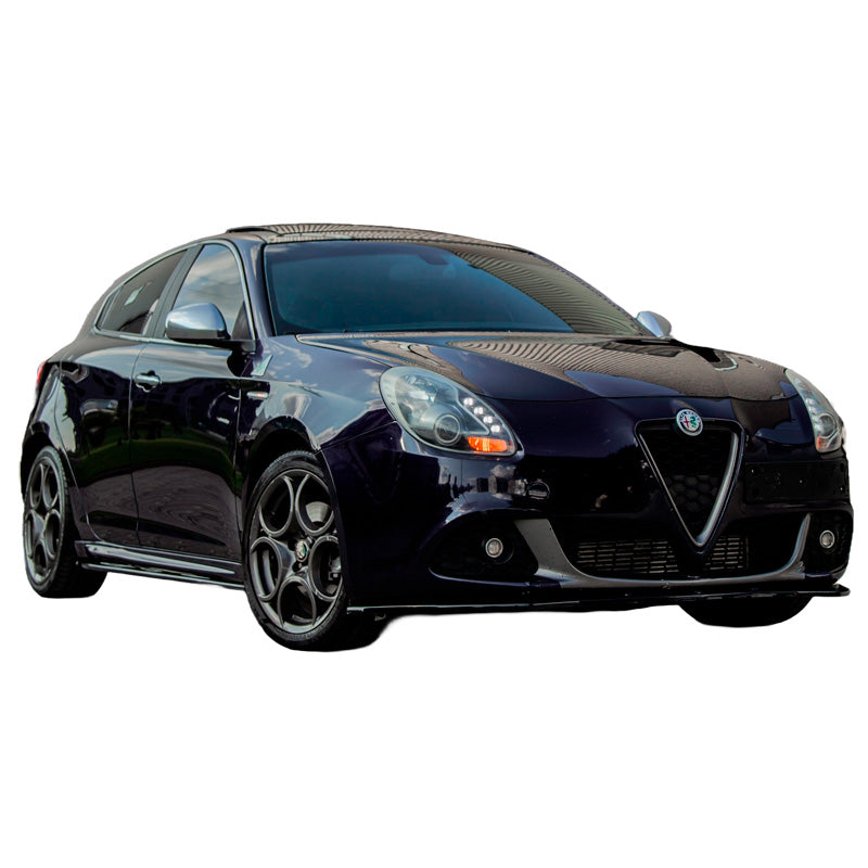 OneWay, Frontspoiler, blank svart, Passar till Alfa Romeo Giulietta 2010-2020