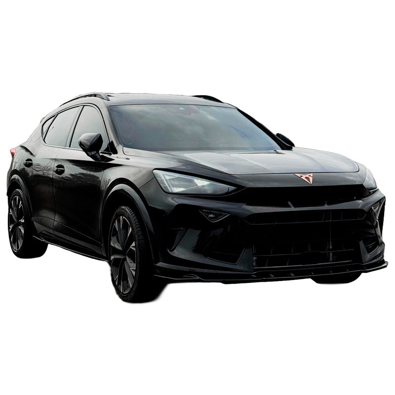 OneWay, etuspoileri, kiiltävän musta, sopii Cupra Formentor Facelift 2024-, 'Elegance'