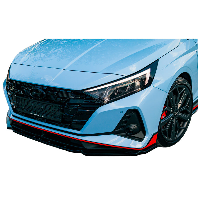 OneWay, Frontspoiler, blank svart, Passar till Hyundai i20 N MK3 2020-, 'Sporty Design'