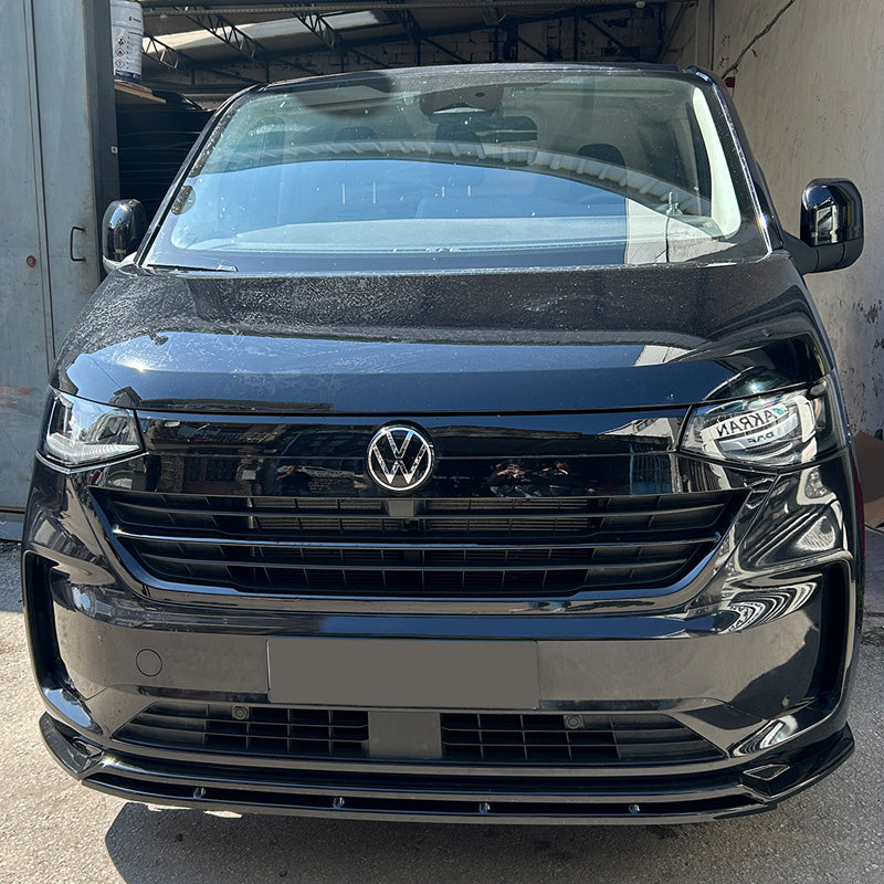 OneWay, etuspoileri, Gloss black Version 2, sopii Volkswagen Transporter T7 (2024-)