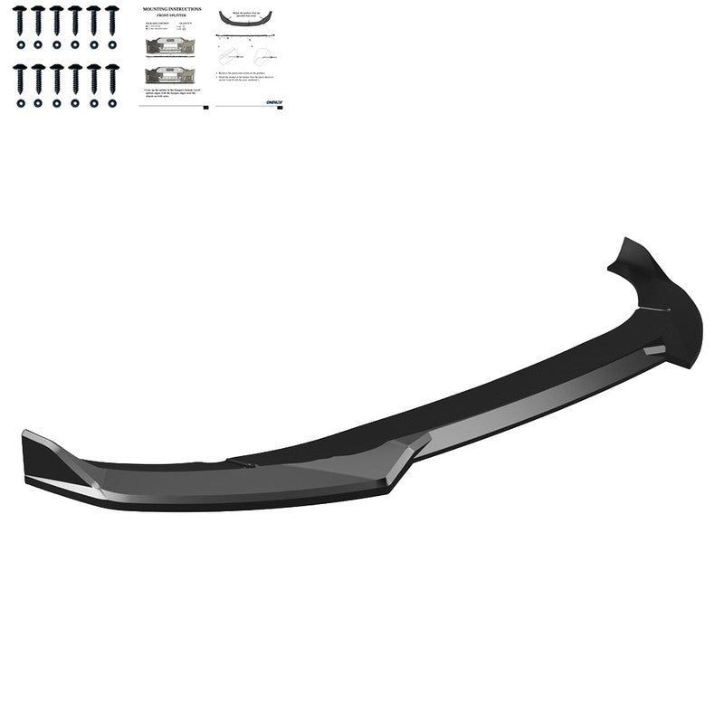 OneWay, frontspoiler, blank svart, passar till Cupra Terramar (KP1) (2024-)