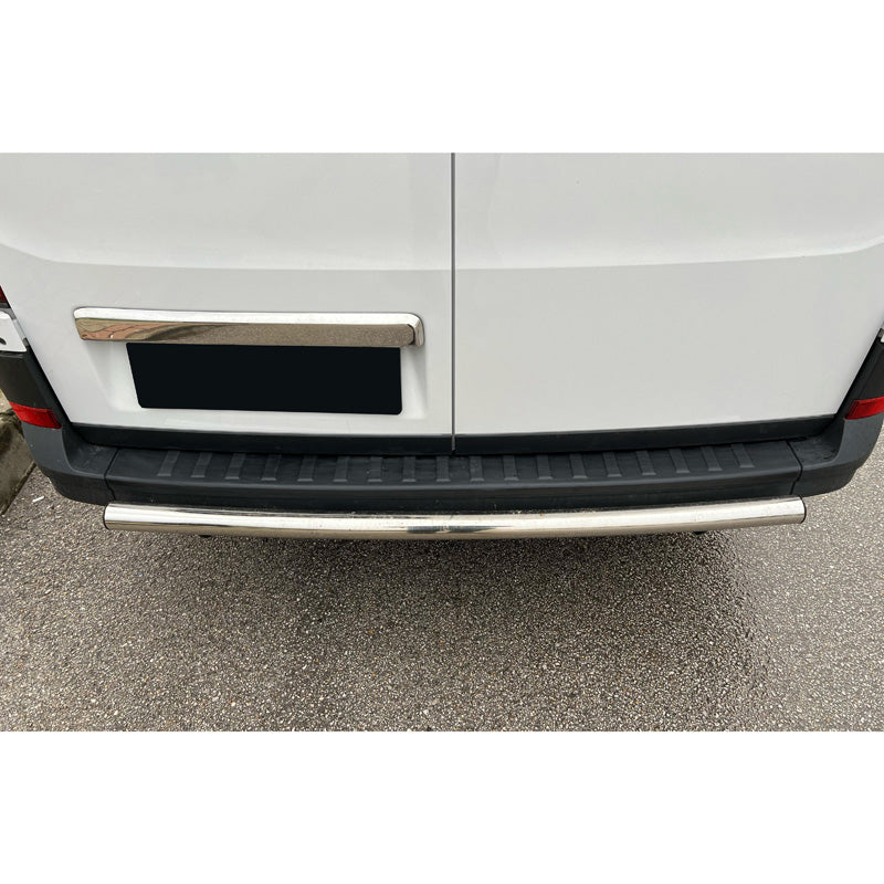OneWay, takapuskurin suoja, mattamusta, sopii Volkswagen Crafter MK2 (2016-) & MAN TGE MK1 PreFacelift (2016-)