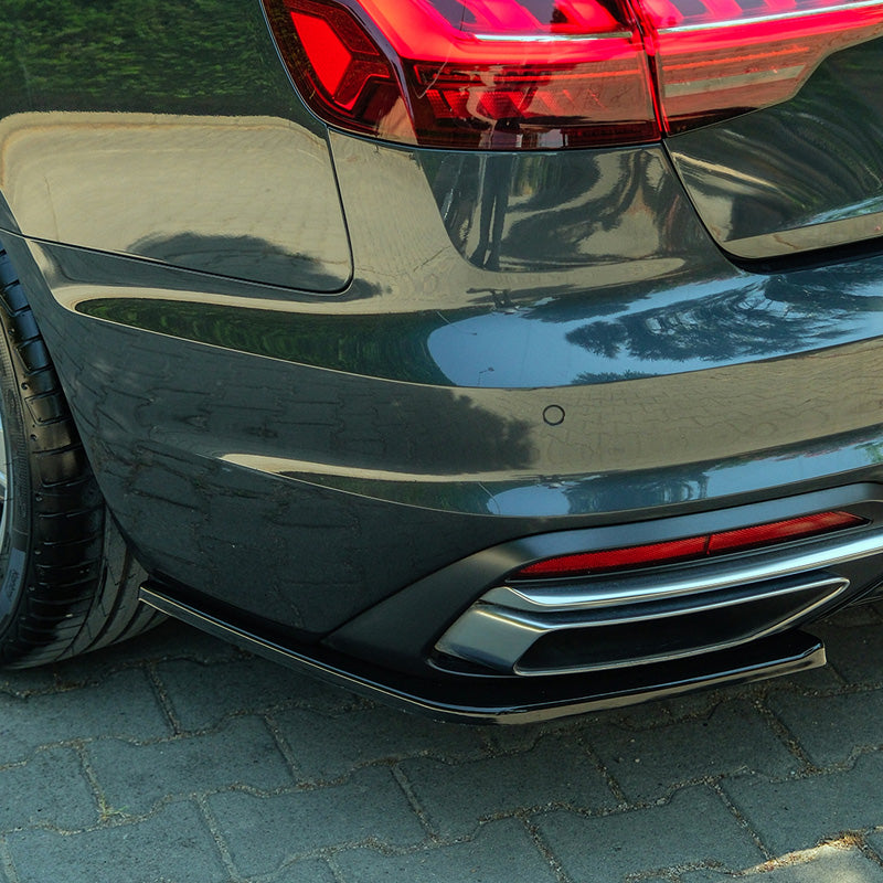 OneWay, etulippa, korkeakiiltoinen musta, sopii Audi A4 (B9) Sedan/Avant Facelift (2019-2024) lukuun ottamatta S4/S-Line