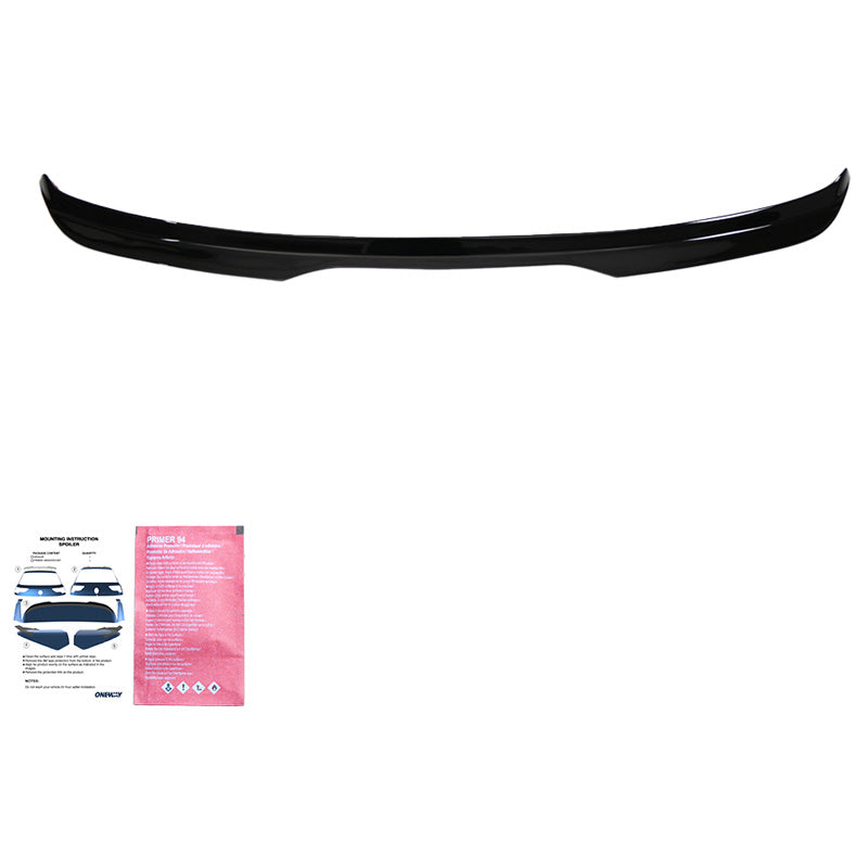OneWay, takspoilerkåpa, glanssvart, passar till Ford Focus ST MK3 Hatchback 2010-2014 & ST MK3 Facelift 2015-2018