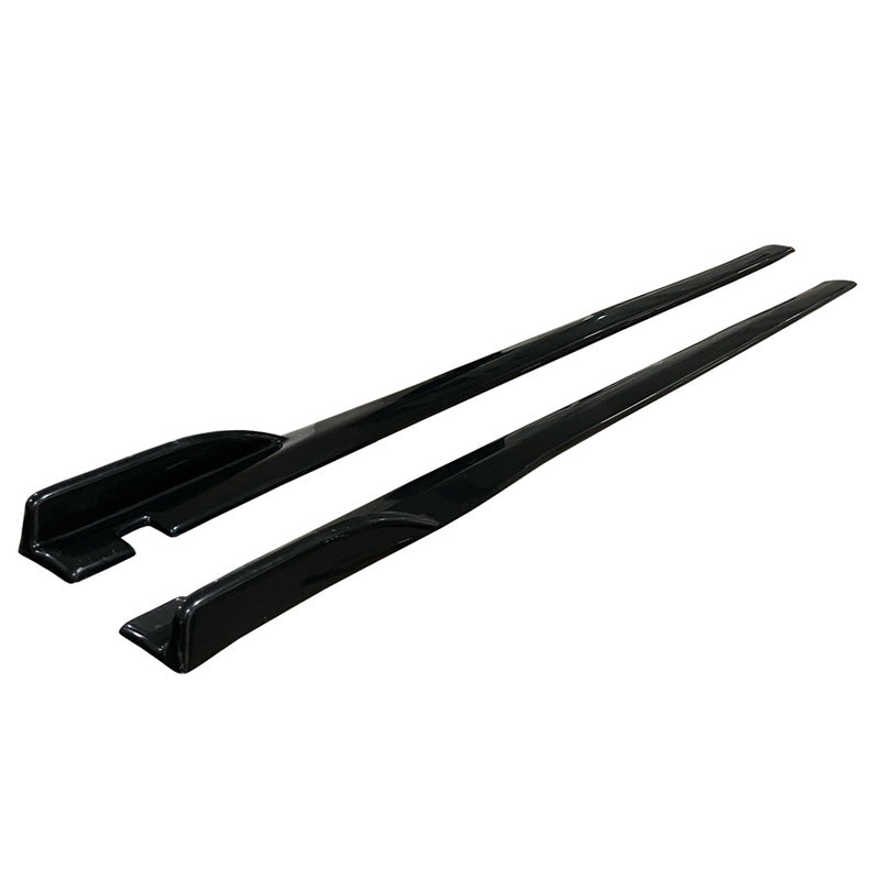 OneWay, sivuhelmat, universaali, kiiltävä musta, pituus 190 cm, 2-osainen sarja