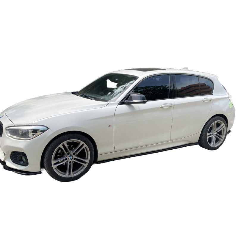 OneWay, sivuhelmat sarja, kiiltävä musta, sopii BMW 1-Serie F20/F21 M-Power 2011-2019, Version 2