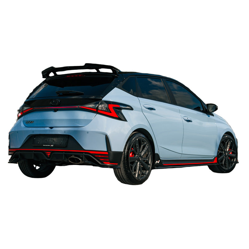 OneWay, Sidokjolar, glanssvart, passar till Hyundai I20 N MK3 2020-, 'Elegant Design'