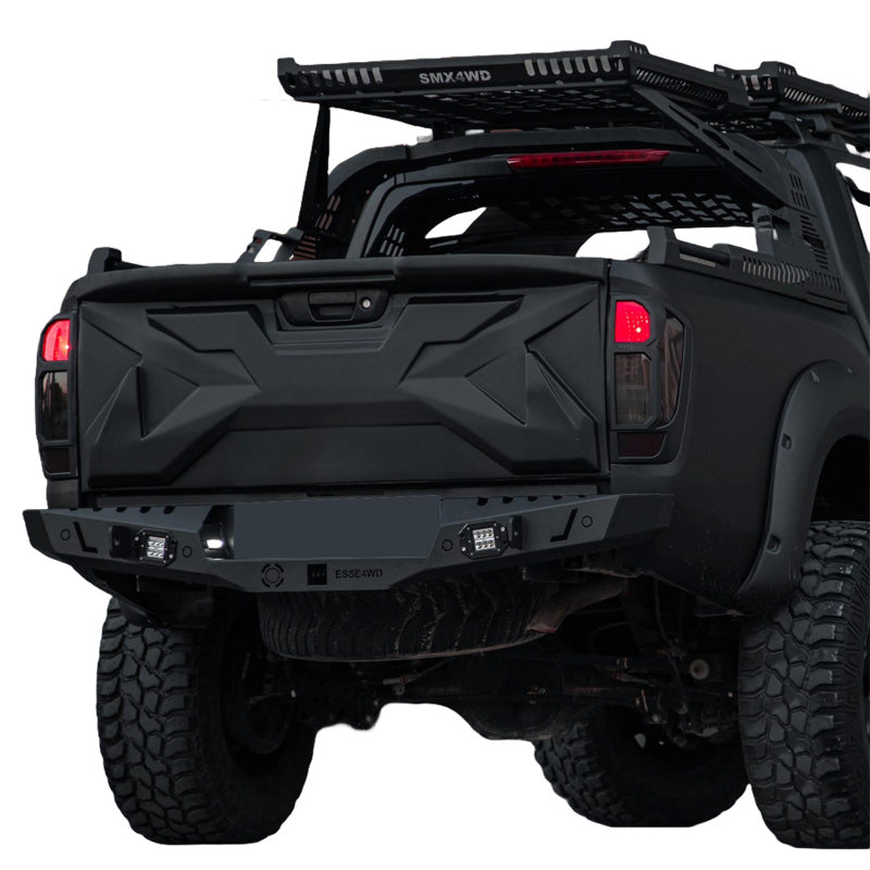 OneWay, Bakluckskydd, matt svart, passar till Nissan Navara NP300 (D23) 2014-2021, 'ABS'